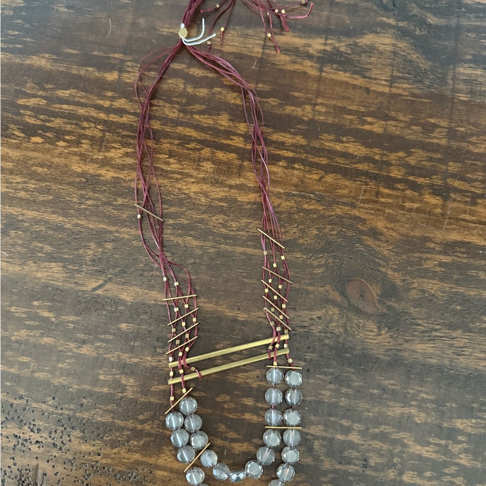 Anthropologie Serefina Beaded Necklace NWOT